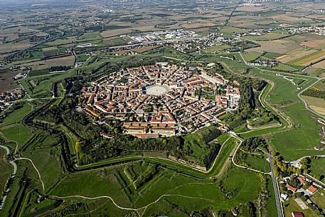 Aereal view of Palmanova